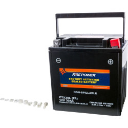 PartzBiz HD WP49-2275 - แบตเตอรี่ไฟดับเพลิง Ctx30L โรงงานปิดผนึกเปิดใช้งาน 450cca 30aH 12V