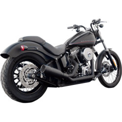 PartzBiz HD DS18001944 - Firebrand Black FIFTYTWO 52 2-1 Full Exhaust for Harley Softail 86-16 FXST FLST | 12-1012 PartzBiz HD DS18001944 - Firebrand Black FIFTYTWO 52 2-1 Full Exhaust for Harley Softail 86-16 FXST FLST | 12-1012