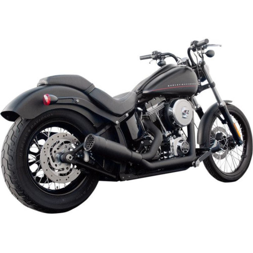 PartzBiz HD: 4415629-Firebrand Black FIFTYTWO 52 2-1 Full Exhaust for Harley Softail 86-16 FXST FLST | 12-1012 PartzBiz HD: 4415629-Firebrand Black FIFTYTWO 52 2-1 Full Exhaust for Harley Softail 86-16 FXST FLST | 12-1012