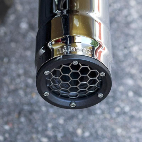 PartzBiz HD: 4415609-Firebrand Chrome Grand Prix Slip-On Mufflers 10-1007 Harley TC Touring 95-16 PartzBiz HD: 4415609-Firebrand Chrome Grand Prix Slip-On Mufflers 10-1007 Harley TC Touring 95-16