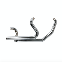 PartzBiz HD WP940-1039 - ท่อหัวครอสโอเวอร์ Firebrand Chrome Smoothbore 10-1039 Harley Touring 95-08