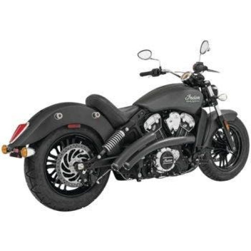PartzBiz HD: 4415549-Freedom Performance Black Exhaust Radical Radius Crossover w/ Star Tips Indian PartzBiz HD: 4415549-Freedom Performance Black Exhaust Radical Radius Crossover w/ Star Tips Indian