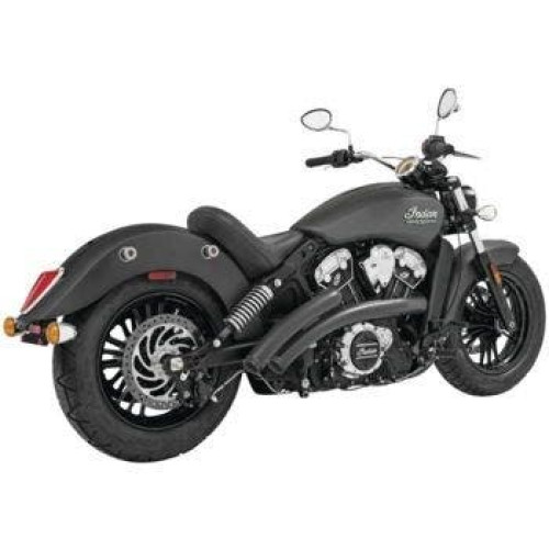 PartzBiz HD: 4415551-Freedom Performance Black Exhaust Radical Radius Crossover w/ Star Tips Indian PartzBiz HD: 4415551-Freedom Performance Black Exhaust Radical Radius Crossover w/ Star Tips Indian