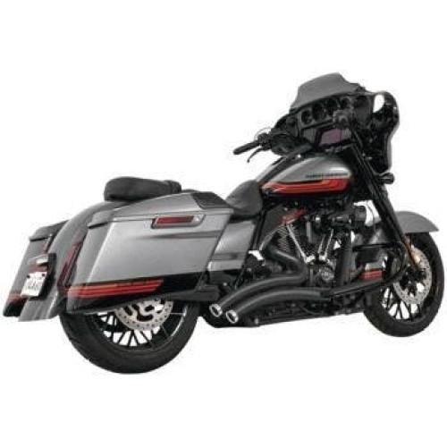 PartzBiz HD: 4415557-Freedom Performance Black Exhaust Sharp Curve Radius w/ Star Tips M8 Touring PartzBiz HD: 4415557-Freedom Performance Black Exhaust Sharp Curve Radius w/ Star Tips M8 Touring
