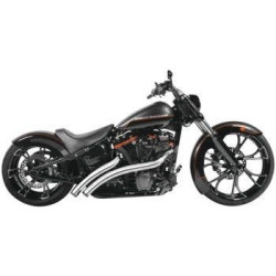 PartzBiz HD TR472992 - Freedom Performance Chrome Exhaust Radical Radius Crossover w/ Star Tips Softail PartzBiz HD TR472992 - Freedom Performance Chrome Exhaust Radical Radius Crossover w/ Star Tips Softail