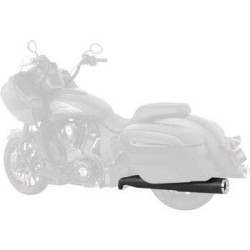 PartzBiz HD TR472359 - Freedom Performance Exhaust Union Ghost Pipe Black w/ Chrome Tip Indian IN00140 PartzBiz HD TR472359 - Freedom Performance Exhaust Union Ghost Pipe Black w/ Chrome Tip Indian IN00140