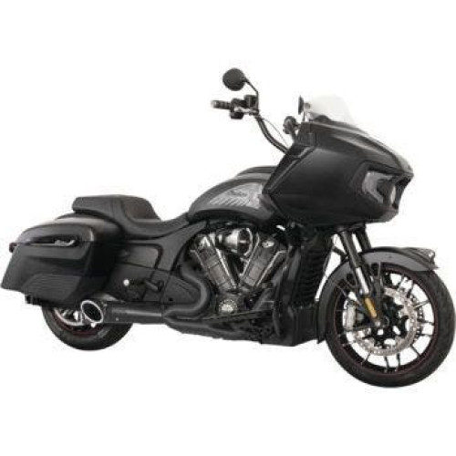 PartzBiz HD: 4415485-Freedom Performance IN00270 Full Exhaust Turnout 2-1 Black Indian Challenger '20