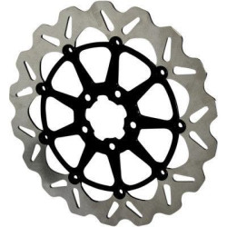 PartzBiz HD DS17103753 - Galfer DF680CWSS-B Black Wave 420 High-Carbon Stainless 13.0" Rotor Harley 00-Up PartzBiz HD DS17103753 - Galfer DF680CWSS-B Black Wave 420 High-Carbon Stainless 13.0" Rotor Harley 00-Up