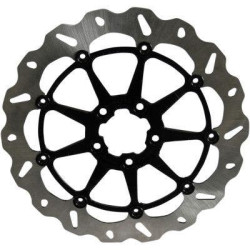 PartzBiz HD DS17103755 - Galfer DF680CWSX-B Black Wave 420 High-Carbon Stainless 13" Rotor Harley XL 2015 PartzBiz HD DS17103755 - Galfer DF680CWSX-B Black Wave 420 High-Carbon Stainless 13" Rotor Harley XL 2015