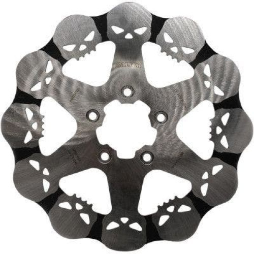 PartzBiz HD: 4415425-Galfer DF680RH Skull Front Brake Rotor Solid Harley FLST FXST 00-14 1710-3761 17103761 davidson softail dyna xl sportster best for upgrade 