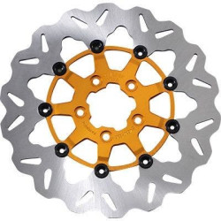 PartzBiz HD DS17103750 - Galfer DF835CW-G Gold Floating Wave 420 Stainless Steel Brake Rotor Harley 06-Up PartzBiz HD DS17103750 - Galfer DF835CW-G Gold Floating Wave 420 Stainless Steel Brake Rotor Harley 06-Up