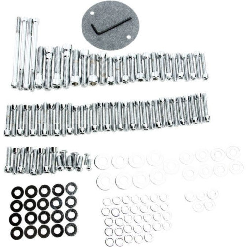 PartzBiz HD: 4415379-Gardner Westcott P-48-17 Chrome Steel Engine Trans Motor Bolt Kit 17-19 Harley M8 PartzBiz HD: 4415379-Gardner Westcott P-48-17 Chrome Steel Engine Trans Motor Bolt Kit 17-19 Harley M8