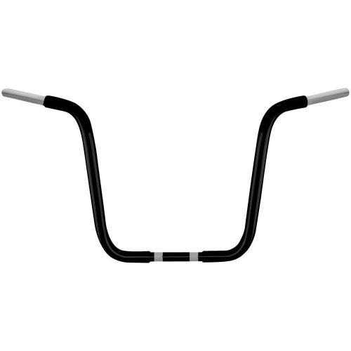 PartzBiz HD: 4415305-Wild One Chubby 1 1/4" Blackout 14" Ape Hanger Bars Handlebars Harley FLHR | WO572B