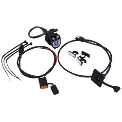 PartzBiz HD DS21300106 - Hardbagger Top Shelf 12V Volt Outlet Charger Kit for Harley Saddlebag | TS10012VP