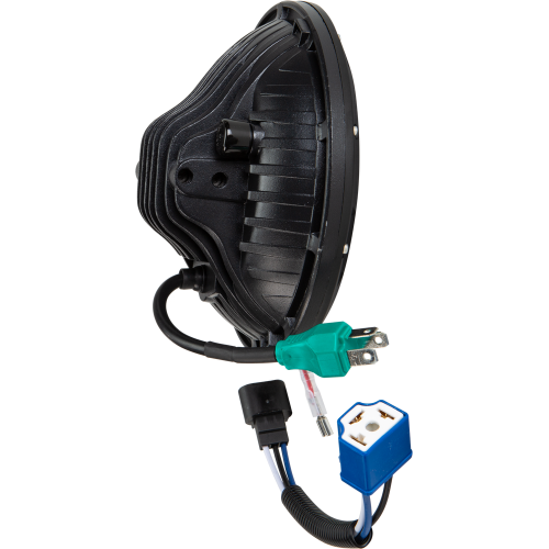 PartzBiz HD: 4415221-Harddrive CREE LED DRL Headlight 7" 105W 6000k White Angel Eyes Harley 94-Up