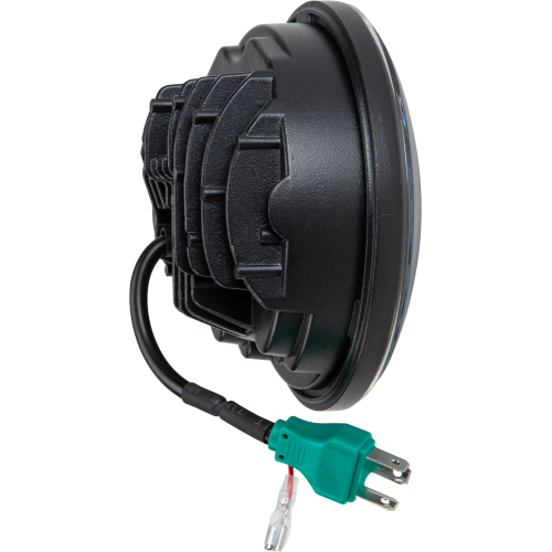 PartzBiz HD: 4415227-Harddrive LED Headlight 5.75" 80W Black 4000/2200 Lumens Harley Softail Dyna FXR