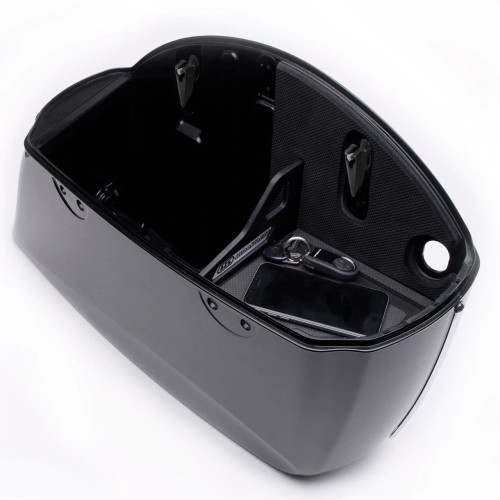 PartzBiz HD: 4415193-Hardstreet Ryt-There Saddle Bag Shelf Round Double-Hinge Charcoal Indian 14-Up PartzBiz HD: 4415193-Hardstreet Ryt-There Saddle Bag Shelf Round Double-Hinge Charcoal Indian 14-Up