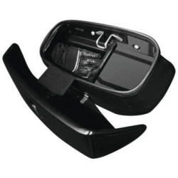 PartzBiz HD TRHS1004 - Hardstreet Ryt-There Saddle Bag Shelf Set Charcoal Harley Softail Heritage 18-Up