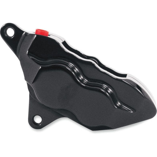 PartzBiz HD: 4415124-Hawg Halters HHI Black LHSAB500 4-Piston Front Caliper EVO Harley Softail Dyna & XL PartzBiz HD: 4415124-Hawg Halters HHI Black LHSAB500 4-Piston Front Caliper EVO Harley Softail Dyna & XL