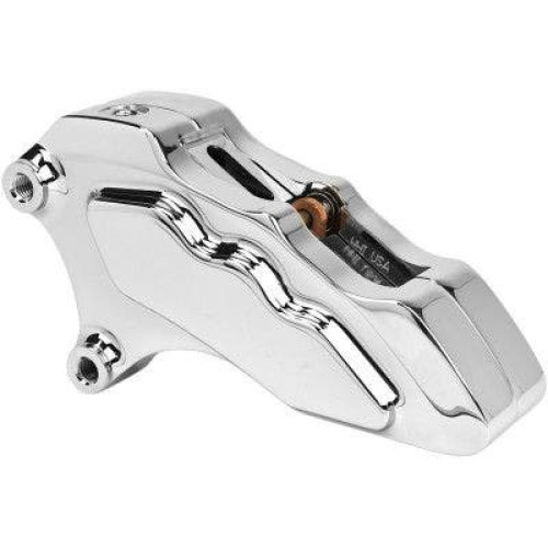 PartzBiz HD: 4415129-Hawg Halters HHI Chrome 6-Piston Front Brake Caliper 13" Rotors Dyna FXD 06-17 1701-0657 17010657 LHDGCC6013 slim low rider harlkey davidson switchback glide super wide best for perofrmance upgrade parts