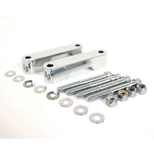 PartzBiz HD: 4415130-Hawg Halters HHI Chrome .89" Fender Spacers 21" Wheels Harley Touring 14-17 | FSK-C15 