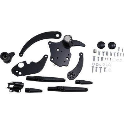 PartzBiz HD: 4415138-Hawg Halters HHI FCK-F14AE-FR Black Forward Control Kit w/ Pegs Harley FLH 14-Up PartzBiz HD: 4415138-Hawg Halters HHI FCK-F14AE-FR Black Forward Control Kit w/ Pegs Harley FLH 14-Up