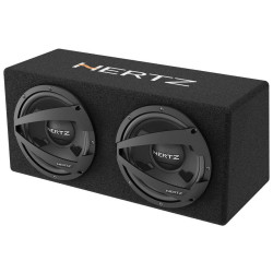 PartzBiz HD HZ-DBX2523 - Hertz Dieci DBX 252.3 Subwoofer Dual 10” 2 Ohm 300W RMS Sub-Box เครื่องเสียงรถยนต์ 12V