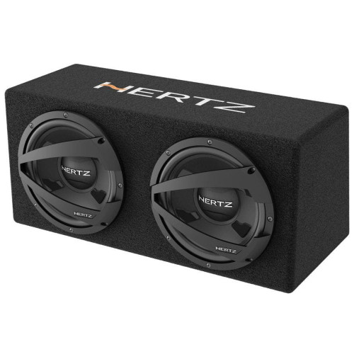 PartzBiz HD: 4415048-Hertz Dieci DBX 252.3 Subwoofer Dual 10" 2 Ohm 300W RMS Sub-Box 12V Car Audio