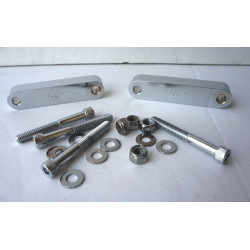 PartzBiz HD HHI-FSK-C17 - Hawg Halters HHI Chrome Fender Spacers 23"/26" Wheels Harley Touring 14-17 | FSK-C17 