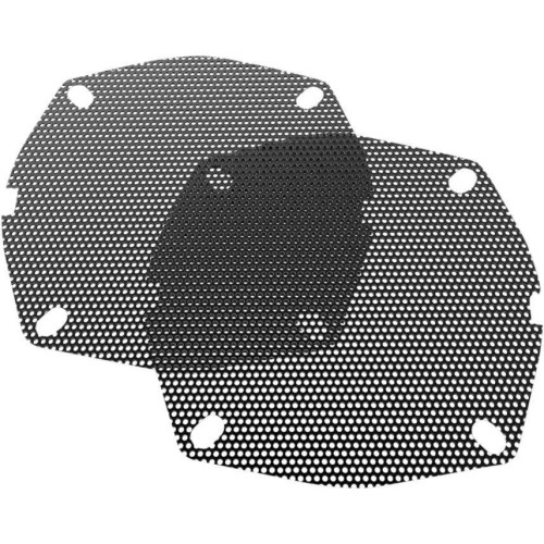 PartzBiz HD: 4414832-Hogtunes Thick Mesh Front Fairing Speaker Grilles Harley Batwing Models 96-13 | SGF GRILL-AA