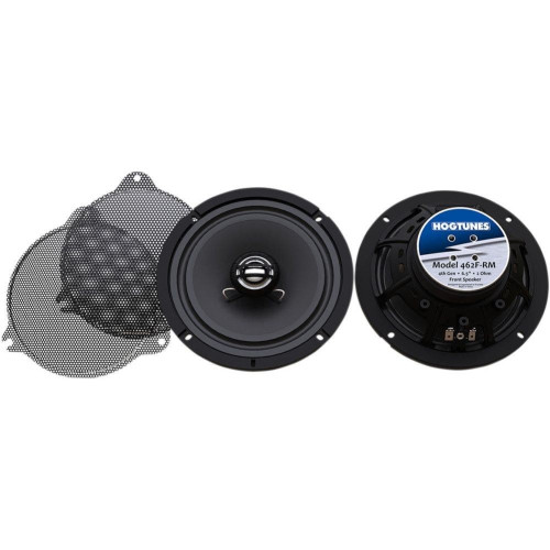 PartzBiz HD: 4414849-Hogtunes 462F-RM Black 6.5" Replacement Front Speakers Harley Touring 14-Up Harley Davidson Touring Bagger Dresser FLHT FLHX Electra Glide Radio Stereo Sound System Audio Upgrade Replacement Best New Woofer Tweeter Full Range 4405-0555 44050555