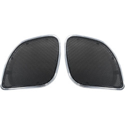 PartzBiz HD DS44050399 - Hogtunes Chrome Trim ตาข่ายด้านหน้าลำโพง Grilles Harley Road Glide 15-16 | RG RM GRILL-C PartzBiz HD DS44050399 - Hogtunes Chrome Trim ตาข่ายด้านหน้าลำโพง Grilles Harley Road Glide 15-16 | RG RM GRILL-C