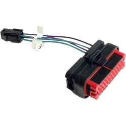 PartzBiz HD DS21200771 - HogTunes ด้านหลังลำโพงปลั๊กอะแดปเตอร์สำหรับ Harley FLH/T 06-13 RR PLUG-AA