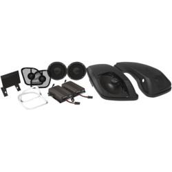 PartzBiz HD DS44050498 - HogTunes Wild Boar 600 วัตต์ Amp Kit W/ 6x9 Saddlebag Lid Speakers FLTR 15-18 | WBA บิ๊กพิก อาร์จี