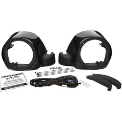 PartzBiz HD DS44050532 - Hogtunes Wild Boar Audio อะแดปเตอร์ลำโพงแฟริ่งล่าง 6.5” Harley Liquid Cooled
