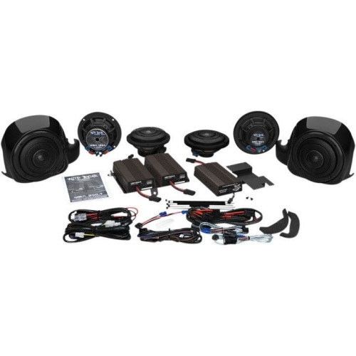 PartzBiz HD: 4414773-Hogtunes Wild Boar Whole Hog 900 Watt Amp & Speaker Kit Harley Ultra 14-19 PartzBiz HD: 4414773-Hogtunes Wild Boar Whole Hog 900 Watt Amp & Speaker Kit Harley Ultra 14-19