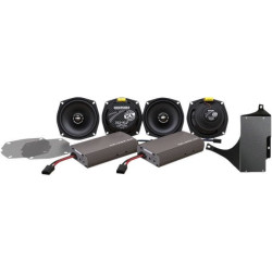 PartzBiz HD DS44050618 - Hogtunes XL Series แอมป์ 450 วัตต์ & ชุดลำโพง 4 ตัว Harley Ultra FLHTC 98-13 ULTRA KIT-XL