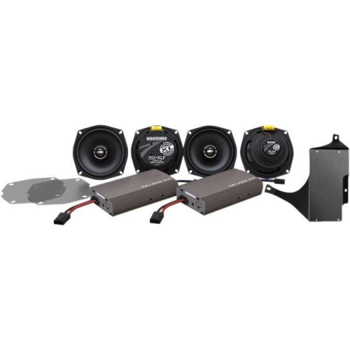 PartzBiz HD: 4414778-Hogtunes XL Series 450 Watt Amp & 4 Speaker Kit Harley Ultra FLHTC 98-13 ULTRA KIT-XL