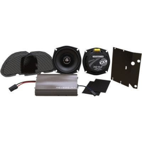 PartzBiz HD: 4414780-HogTunes XLF Coaxial 5.25" 2 Ohm 225W 2-Way Front Speakers Harley FLTR 98-13 4405-0669 44050669 225 RG KIT-XL road glide touring davidson best for buy