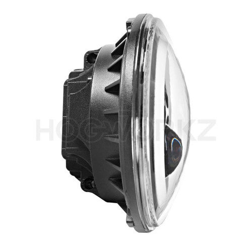 PartzBiz HD: 4414762-Hogworkz 7" LED Chrome HaloMaker Headlight (Harley Daymaker Replacement) 94-19