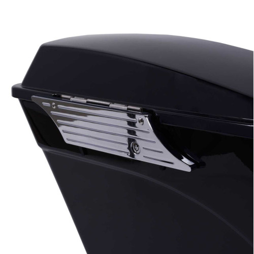 PartzBiz HD: 4414766-Hogworkz '93-'13 ฝาครอบสลักกระเป๋าข้าง Chrome Straight Edge Harley Touring | HW129136 PartzBiz HD: 4414766-Hogworkz '93-'13 ฝาครอบสลักกระเป๋าข้าง Chrome Straight Edge Harley Touring | HW129136