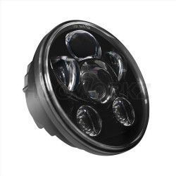 PartzBiz HD HW195023 - Hogworkz Blackout 5 3/4 ” LED Harley Daymaker ไฟหน้าสไตล์ V2 Softail Dyna HW195023