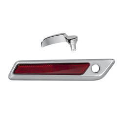 PartzBiz HD HW131372 - Hogworkz Chrome 14-17 One Touch Saddlebag Mounting Hardware Kit for Harley | HW131372