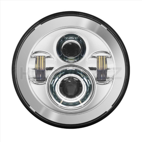PartzBiz HD: 4414684-Hogworkz Chrome 7" LED Harley Daymaker Style Headlight 94-19 Harley FLH/T FLST Touring Softail PartzBiz HD: 4414684-Hogworkz Chrome 7" LED Harley Daymaker Style Headlight 94-19 Harley FLH/T FLST Touring Softail