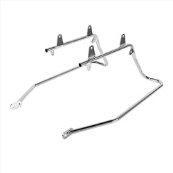 PartzBiz HD HW157113 - ขายึดแปลง Hogworkz Black Softail สำหรับกระเป๋าข้าง Harley Touring | HW157113
