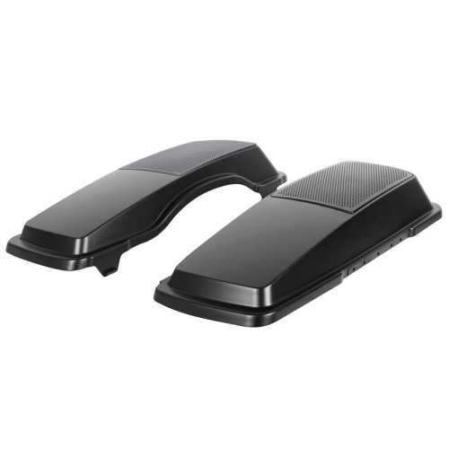 PartzBiz HD: 4414680-Hogworkz Denim Black 6" x 9" Speaker Lids Harley Touring 93-13 Saddlebags | HW152007