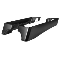 PartzBiz HD HW105156 - Hogworkz Harley 3" Saddlebag Extensions '93-'13 CVO Dual Exhaust Unpainted | HW105156
