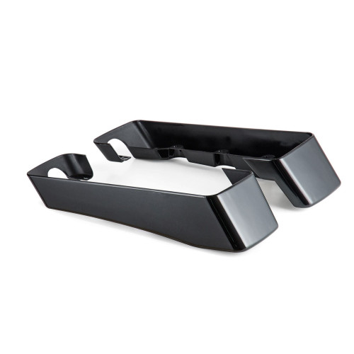 PartzBiz HD: 4414652-Hogworkz Harley 3" Saddlebag Extensions '93-'13 CVO No Cut Exhaust Vivid Black | HW105151