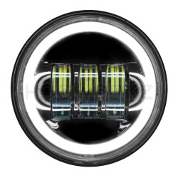 PartzBiz HD HW195206 - Hogworkz Harley Blackout 4.5” LED HaloMaker โคมไฟส่องเสริม 94-19 HW195206 PartzBiz HD HW195206 - Hogworkz Harley Blackout 4.5” LED HaloMaker โคมไฟส่องเสริม 94-19 HW195206