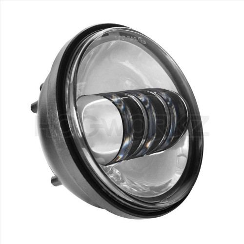 PartzBiz HD: 4414655-Hogworkz Harley Chrome 4.5" LED Auxiliary Passing Lamps 94-19 HW195203